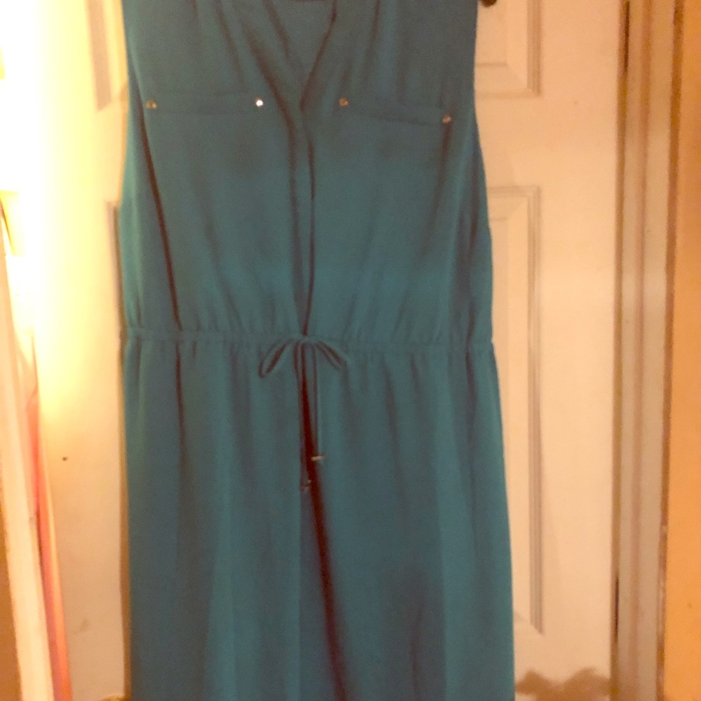 MAKE A OFFER TURQUOISE DRESS BRAND NEW